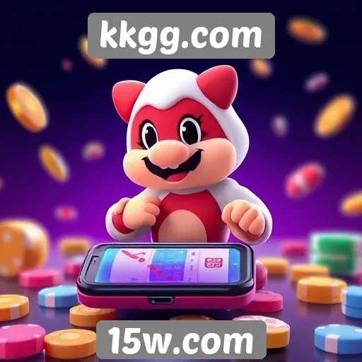 Experiência de jogo em dispositivos móveis no kkgg.com